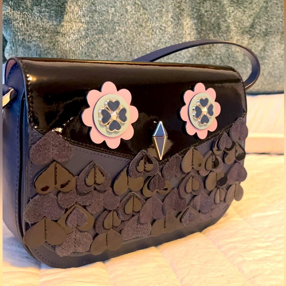 Kate Spade Owl Zibbi leather crossbody 🦉...NWOT‼️ - Picture 7 of 12
